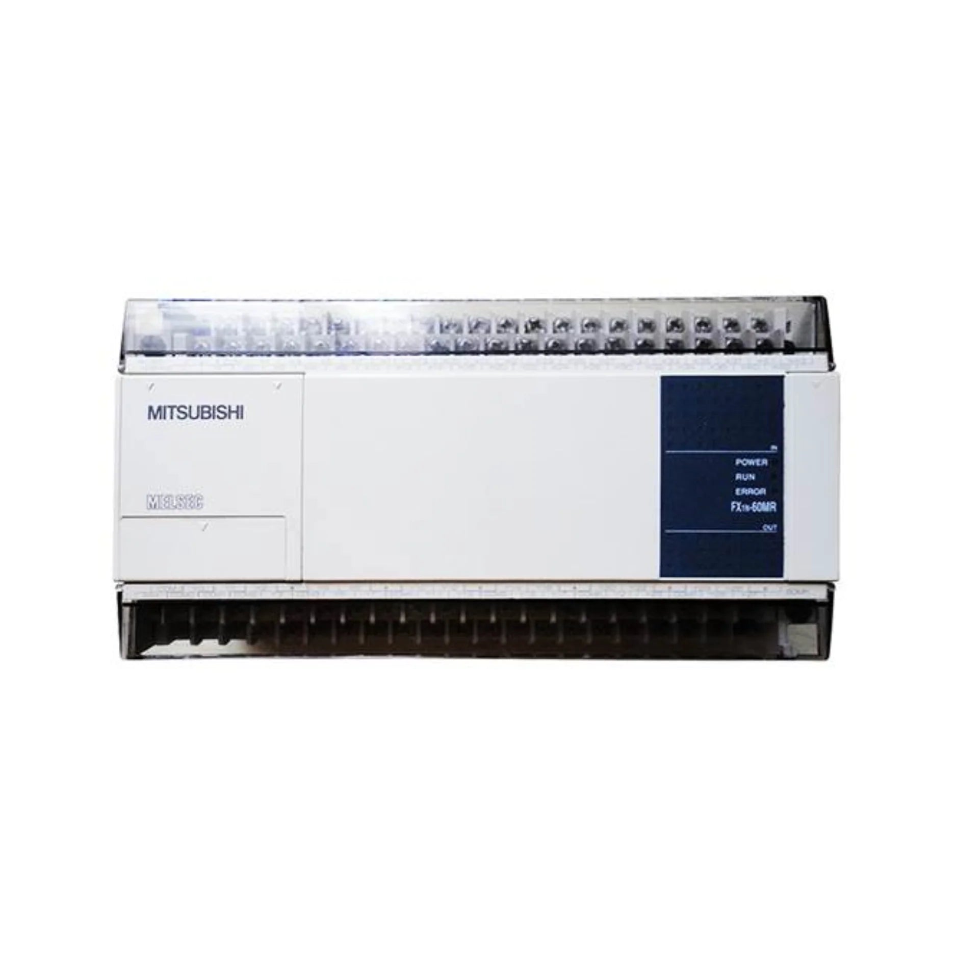 Mitsubishi FX1N-60MT-ES/UL PLC, 60 I/O, transistor outputs, AC-powered, UL listed