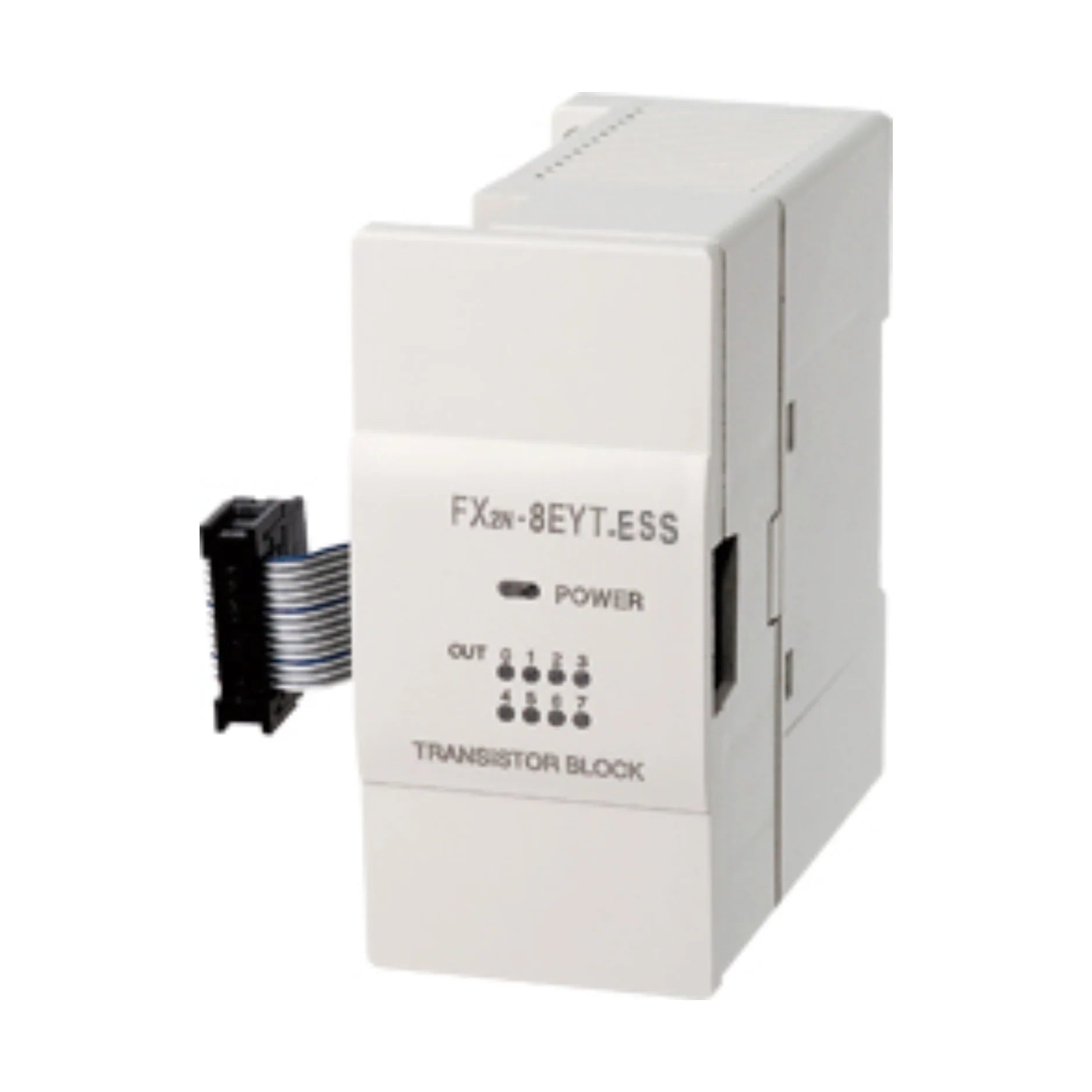 Mitsubishi FX2N-8EYT-ESS/UL expansion module, 8 transistor outputs, 24 V DC, UL-listed, FX2N series