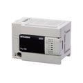 Mitsubishi FX3U-16MR/ES-A PLC, 16 I/O, 100–240V AC, relay output, compact controller for small automation systems.