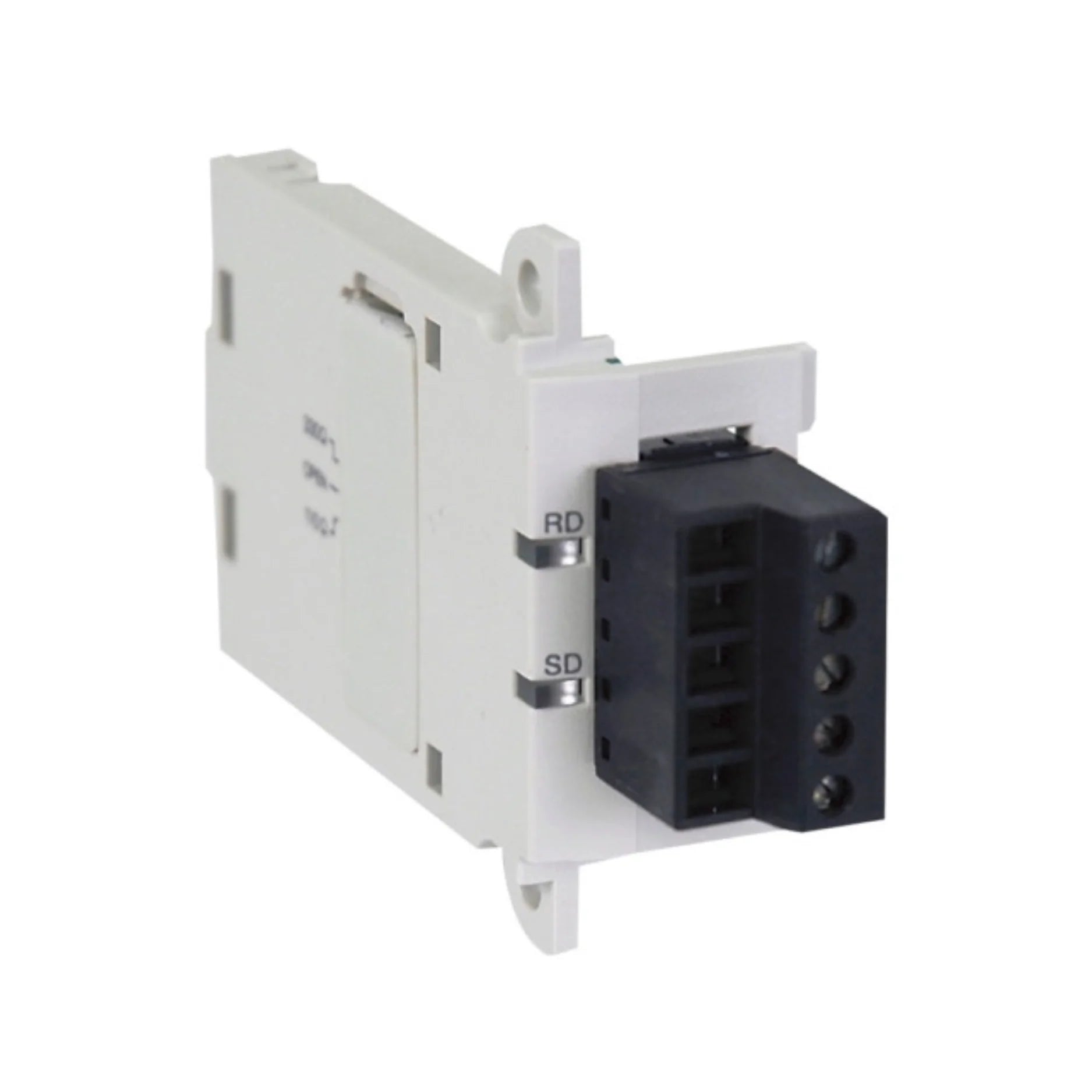 Mitsubishi FX3U-485-BD RS-485 communication board, Modbus RTU, for FX3U/FX3UC PLC, compact internal serial expansion.