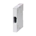 Mitsubishi FX5-CNV-IFC interface module, connects FX5U to FX3 expansion units, DIN mount converter