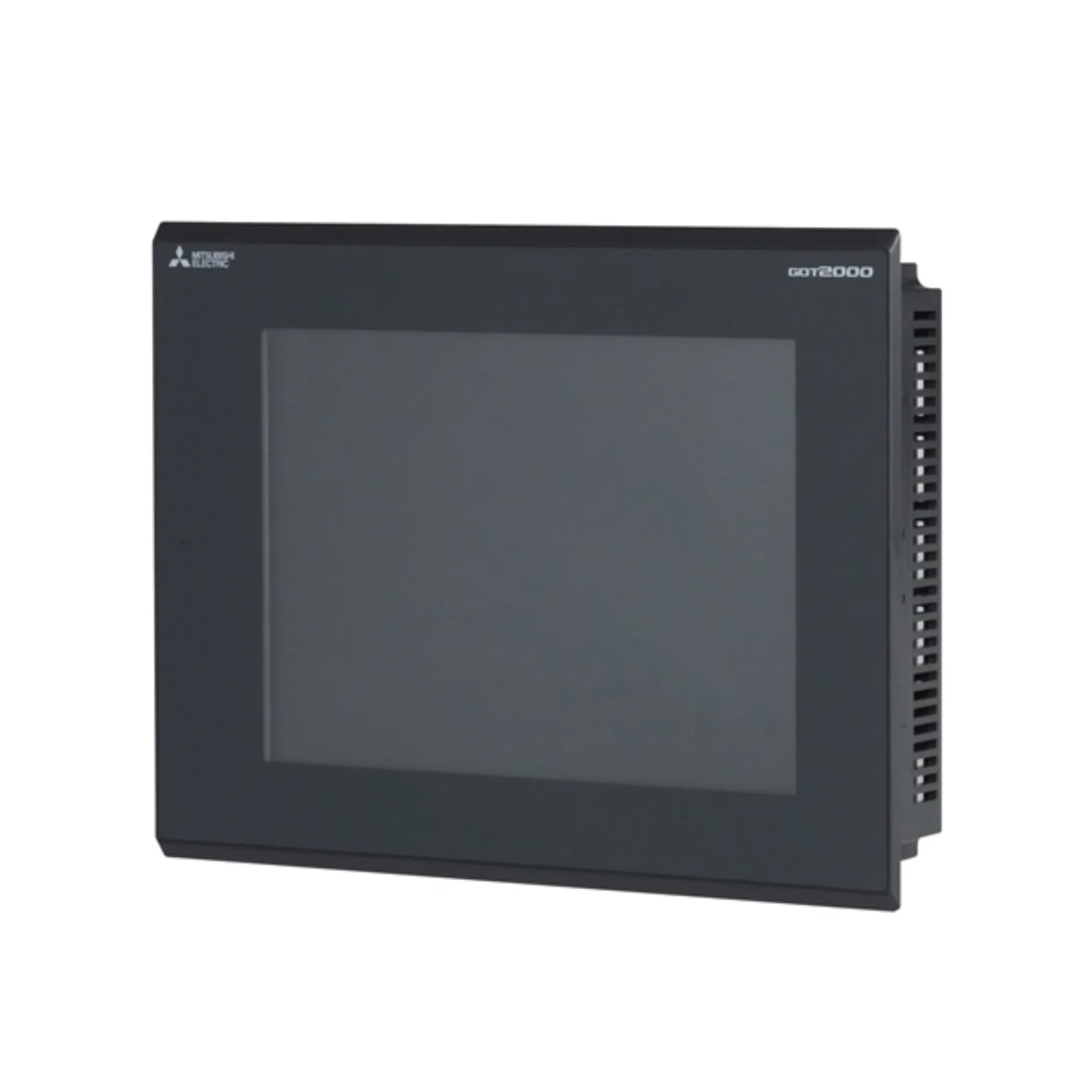 Mitsubishi GT2308‑VTBD 8" color touchscreen HMI with Ethernet and multi-touch capability.
