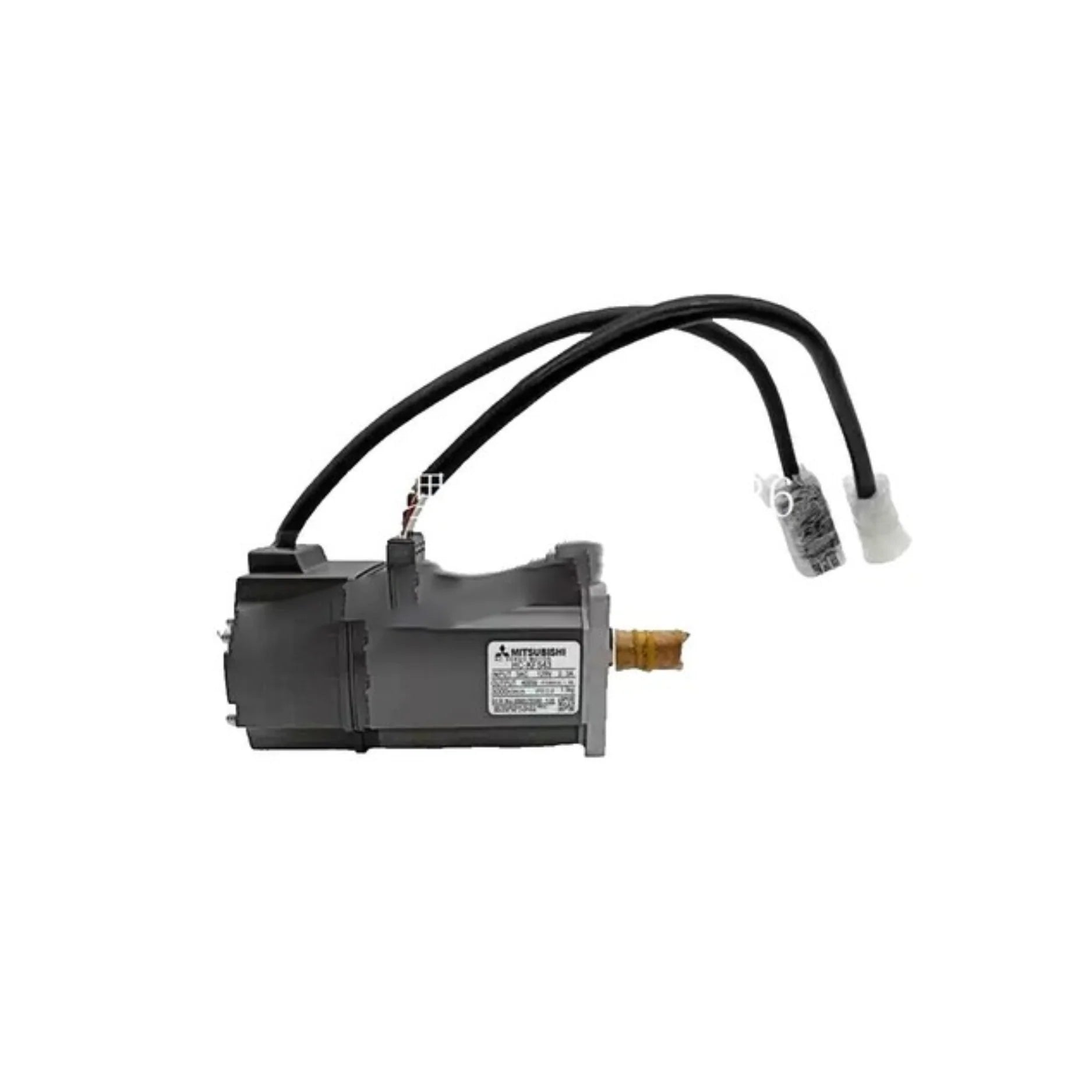 Mitsubishi HC-MF73K-S15 servo motor, 750 W, 3000 rpm, incremental encoder, HC‑MF series