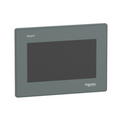Schneider Electric HMIGXU3512 12.1" HMI touchscreen, 1280x800 resolution, Ethernet, USB, serial ports for industrial machine control.