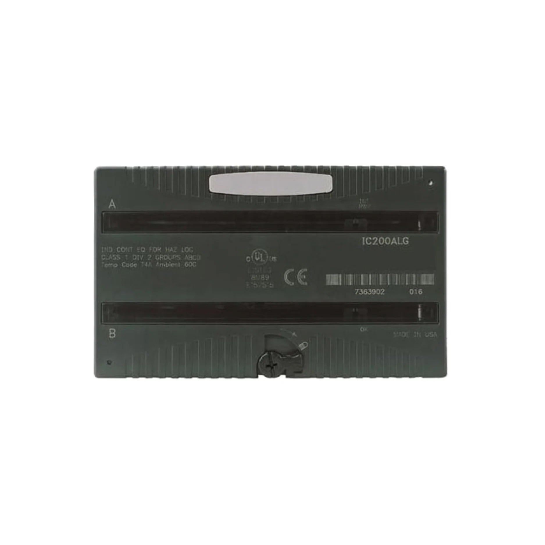 GE IC200ALG331 VersaMax 8-channel analog input module, 4–20mA current signals, 12-bit resolution