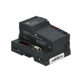 GE IC220MDD842 I/O module with 8 DC inputs and 6 sourcing transistor outputs, 24VDC, DIN rail mount