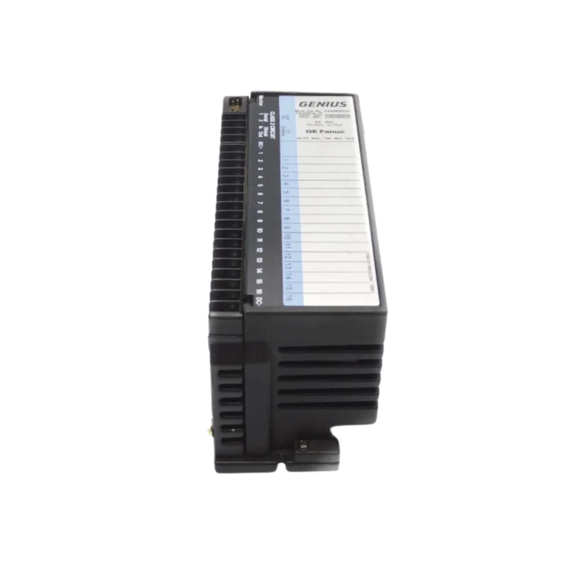 GE IC660BBD022 input block, 32-point 24 VDC source input, field-mountable, Genius I/O module for PLC and automation systems.