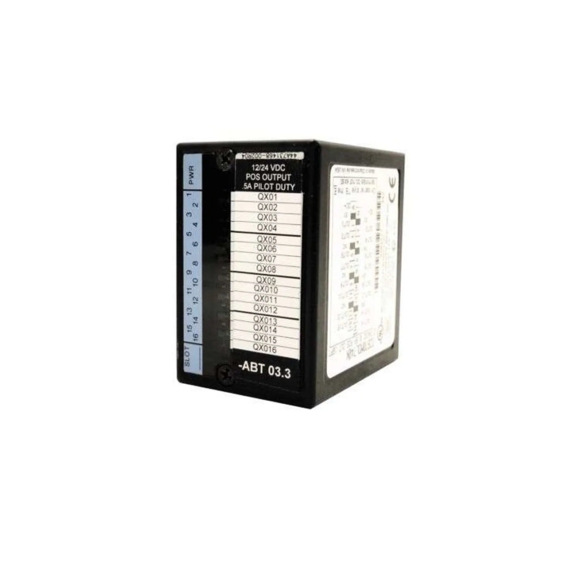 GE Fanuc IC670MDL740 16-point 12/24 VDC positive logic output module for industrial Field Control systems.