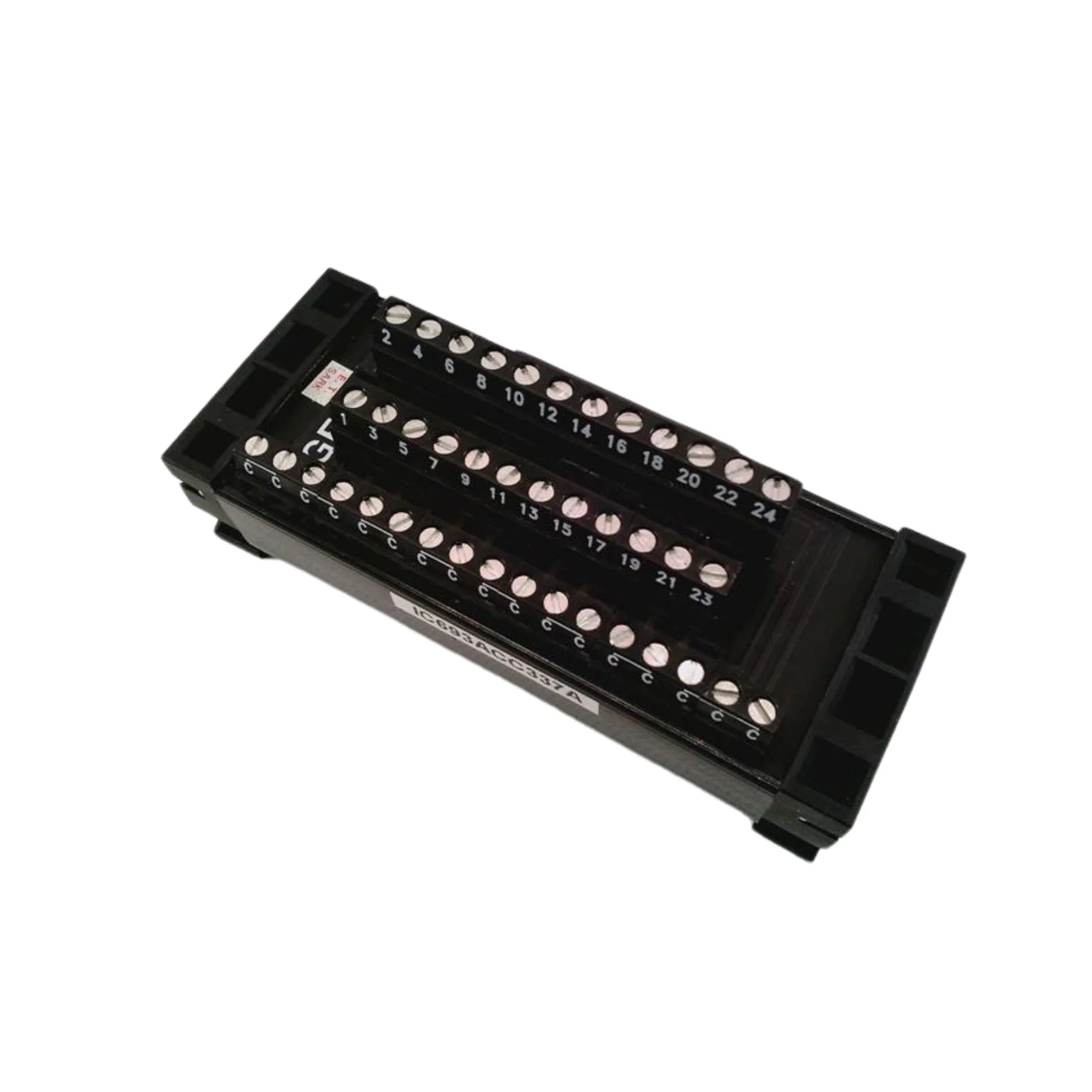 GE IC693ACC337 long-life lithium battery for Series 90-30 CPUs, supports memory and clock backup with plug-in connector.