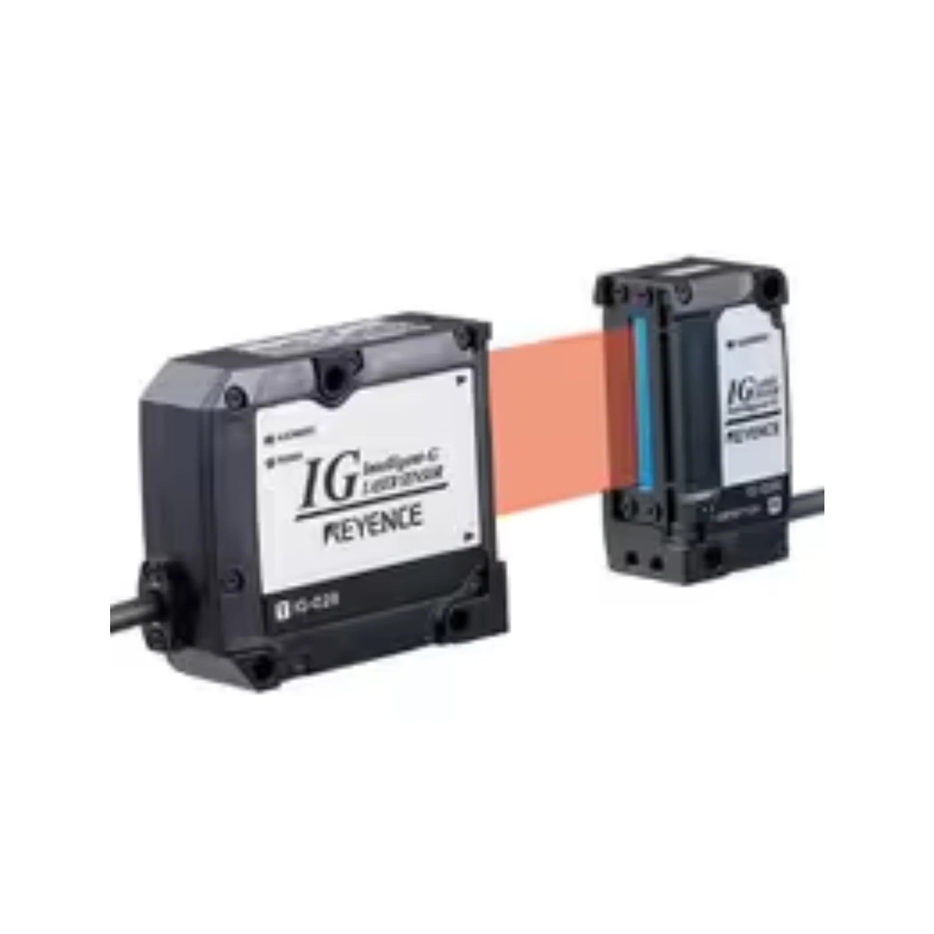 Keyence IG-028 thrubeam sensor head with 28mm range for high-precision edge and thickness measurement in automation. Shop now.