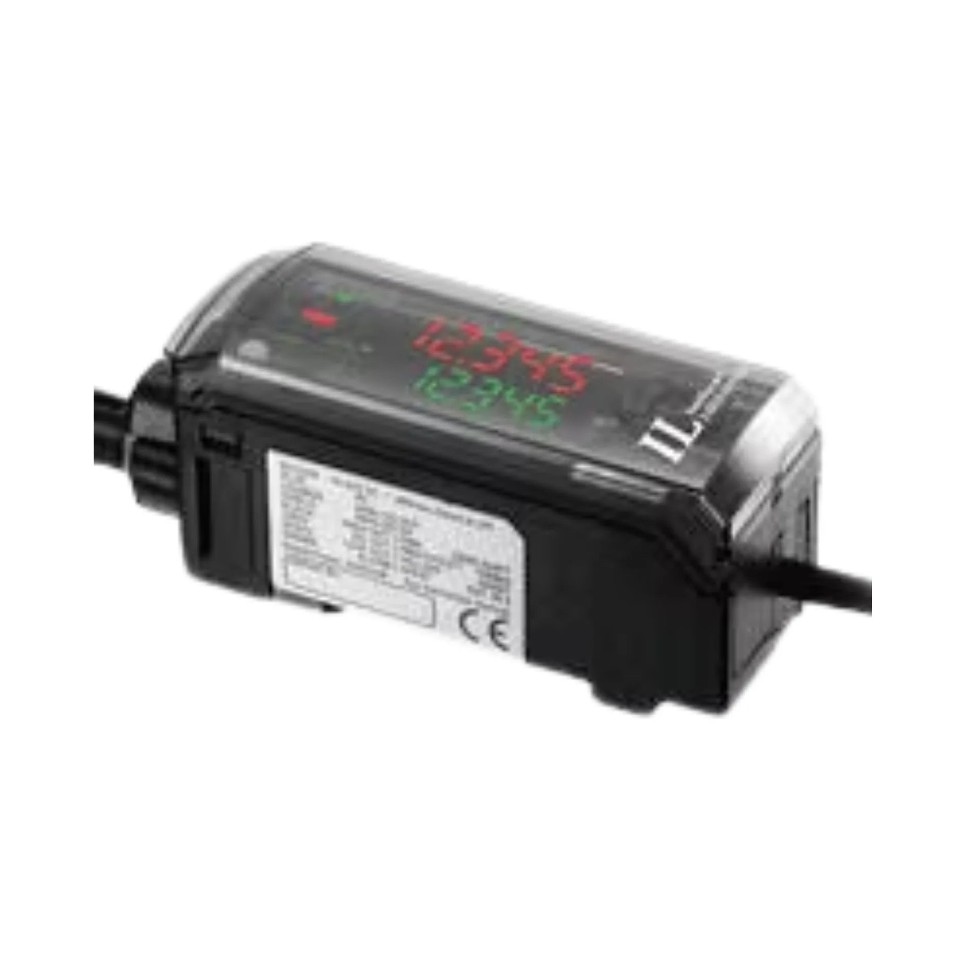 Keyence IL-1050 CMOS laser sensor for high-precision distance measurement in industrial automation with long range and fast response time.