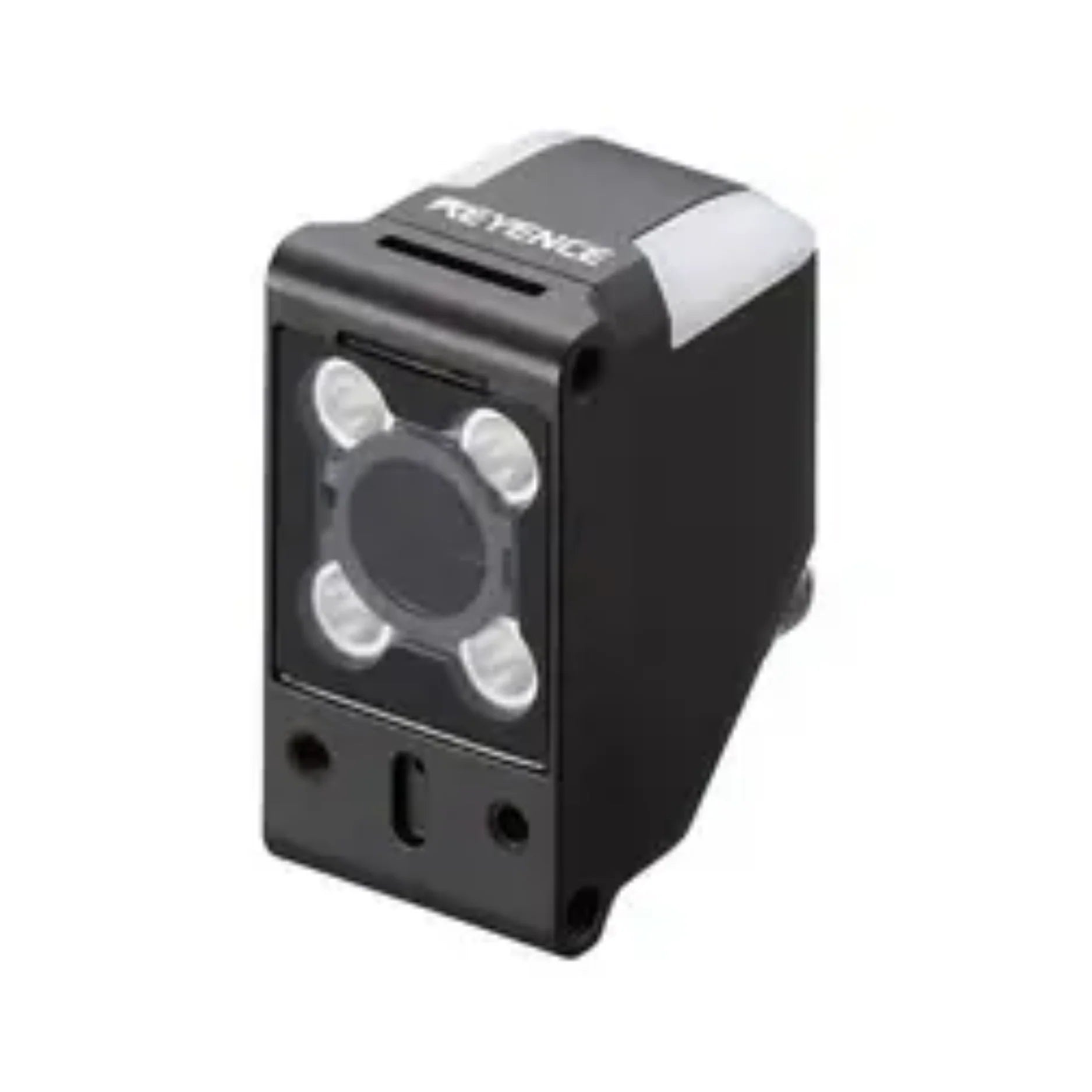 Keyence IV-HG500MA monochrome vision sensor with autofocus and built-in lighting for fast, reliable industrial inspection tasks.