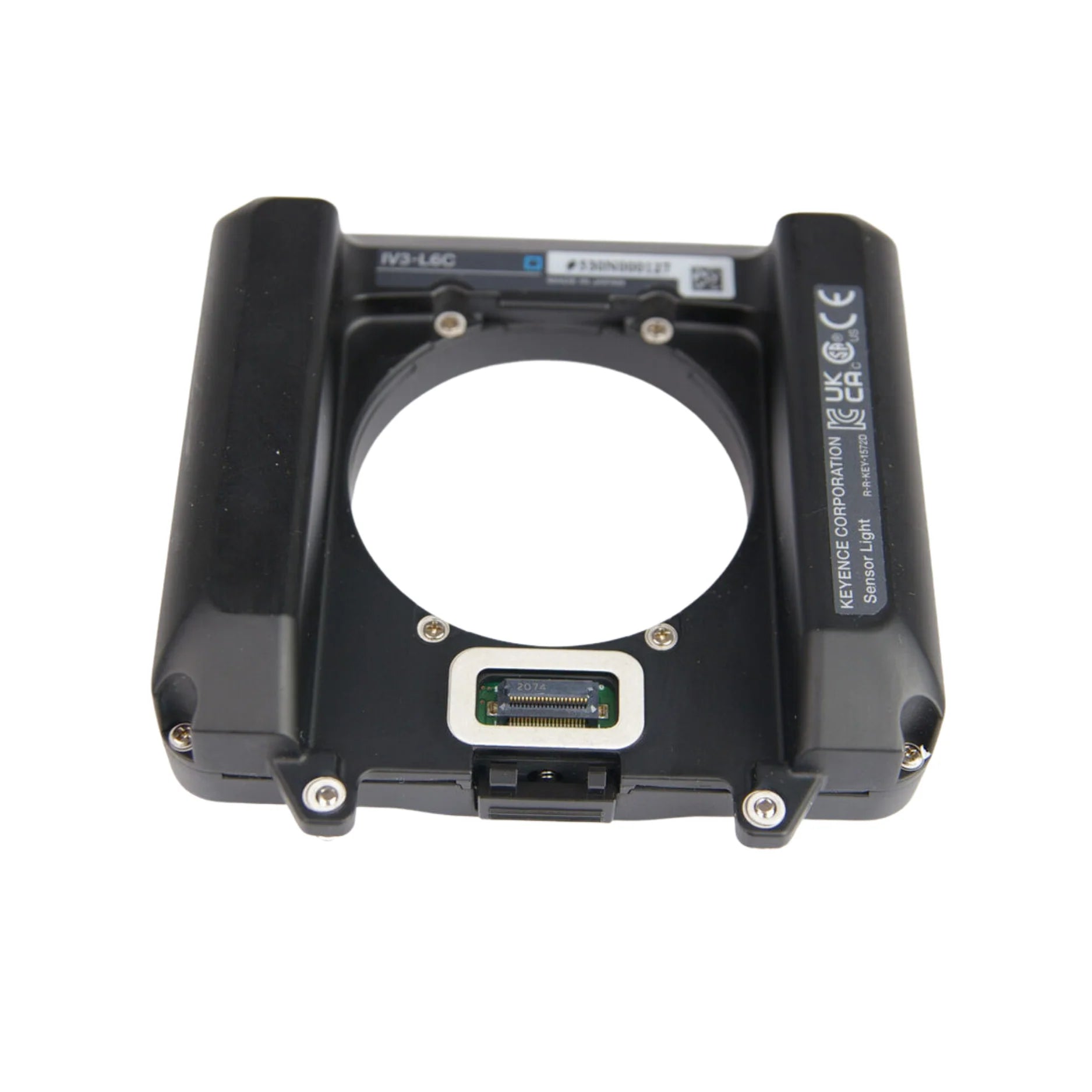 Keyence IV3-L6C AI vision sensor with autofocus and narrow lens for precise detection of small parts in compact spaces. Shop now.