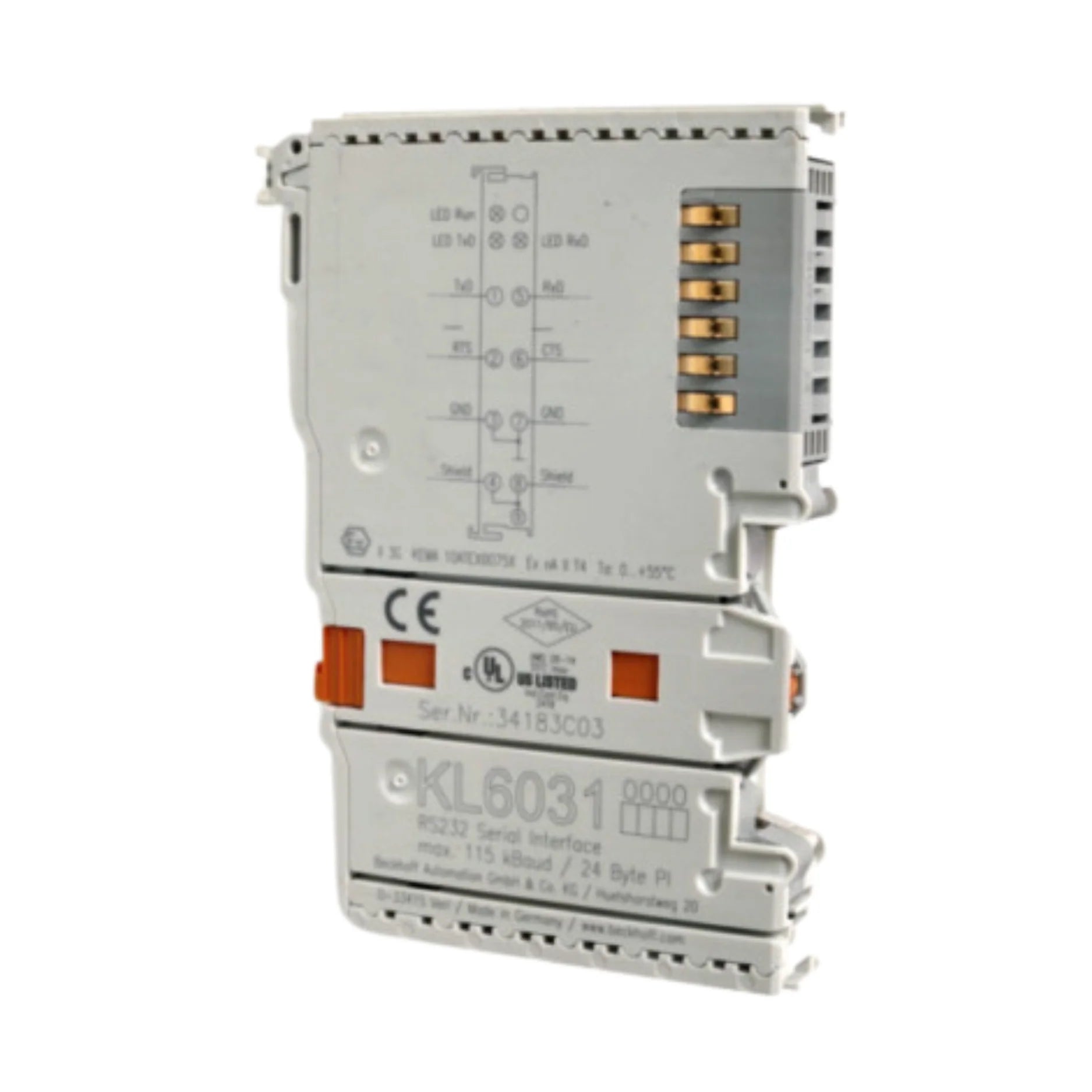 Beckhoff KL6031 RS232 serial communication Bus Terminal for industrial automation