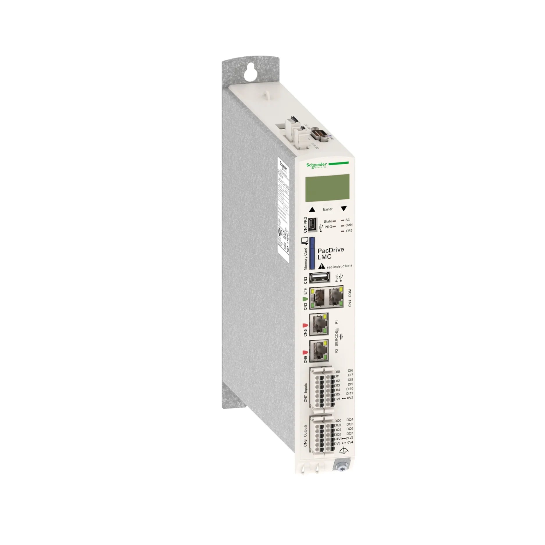 Schneider Electric LMC101CAA10000 PacDrive 3 motion controller, 24 V DC, 4 axis, 8 digital I/O, Ethernet, CANopen