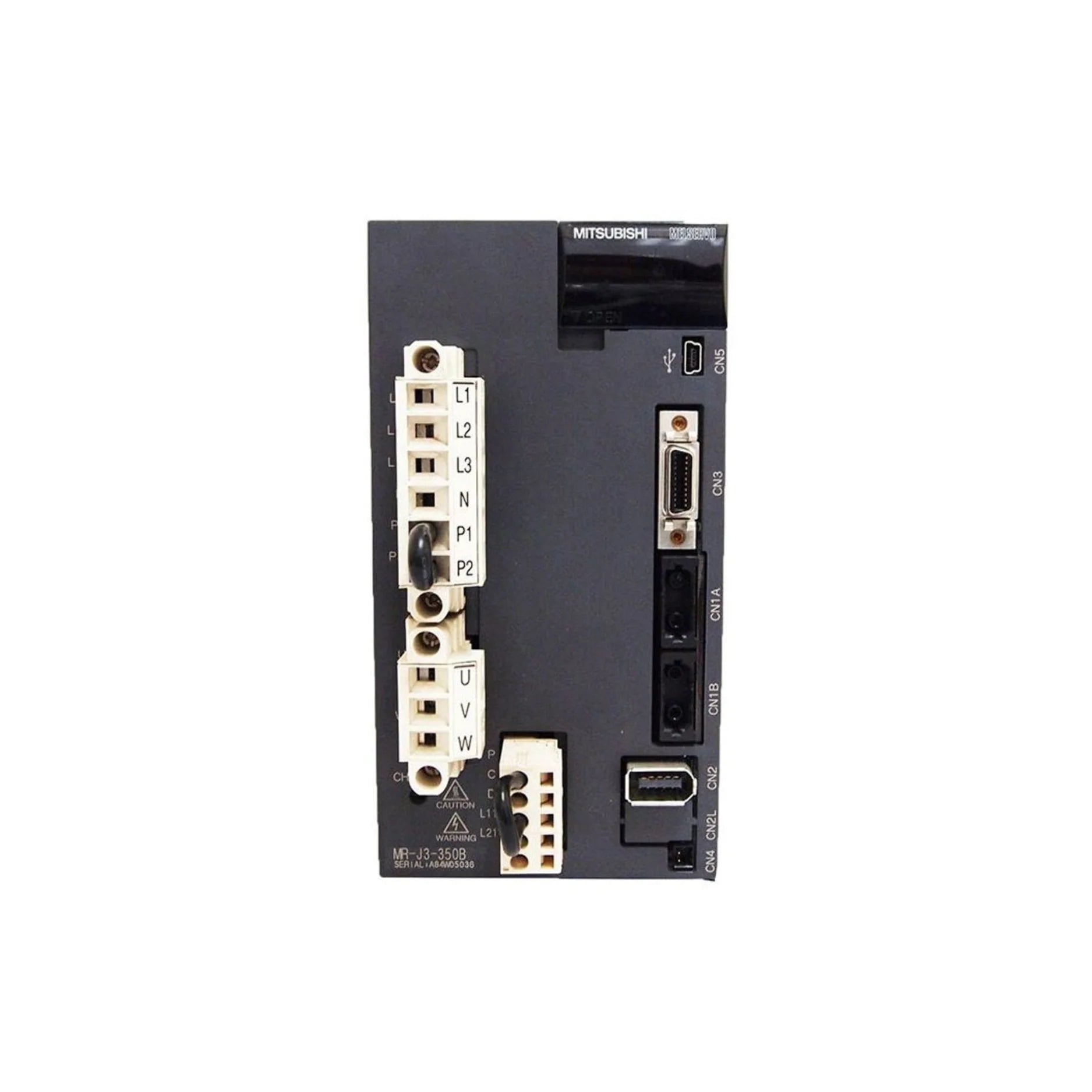 Mitsubishi MR-J3-350A Servo Drive offers reliable motion control for various industrial applications.