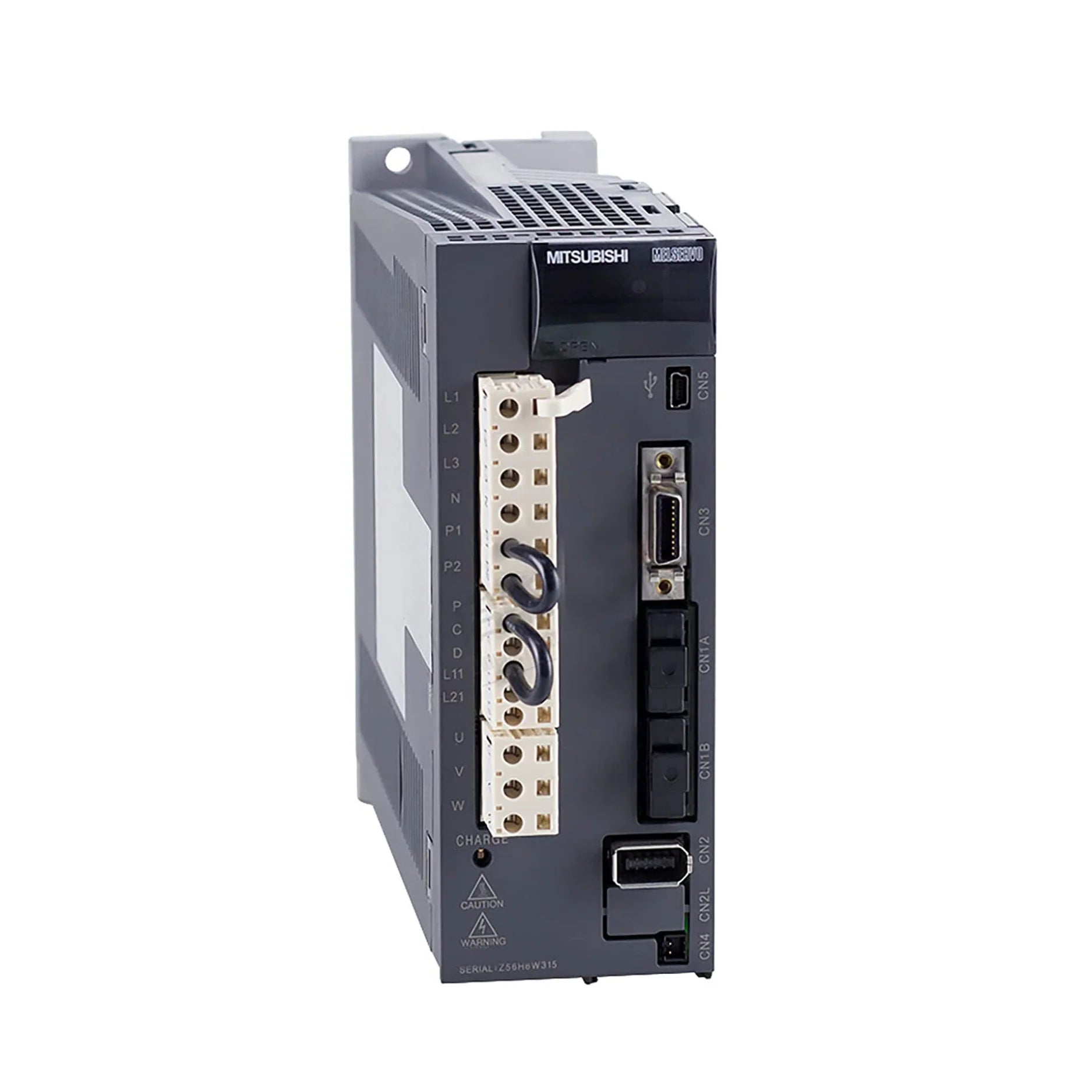 Mitsubishi MR-J3-70A servo amplifier, 750W, 200V, analog and pulse input, MR-J3 compact high-speed drive