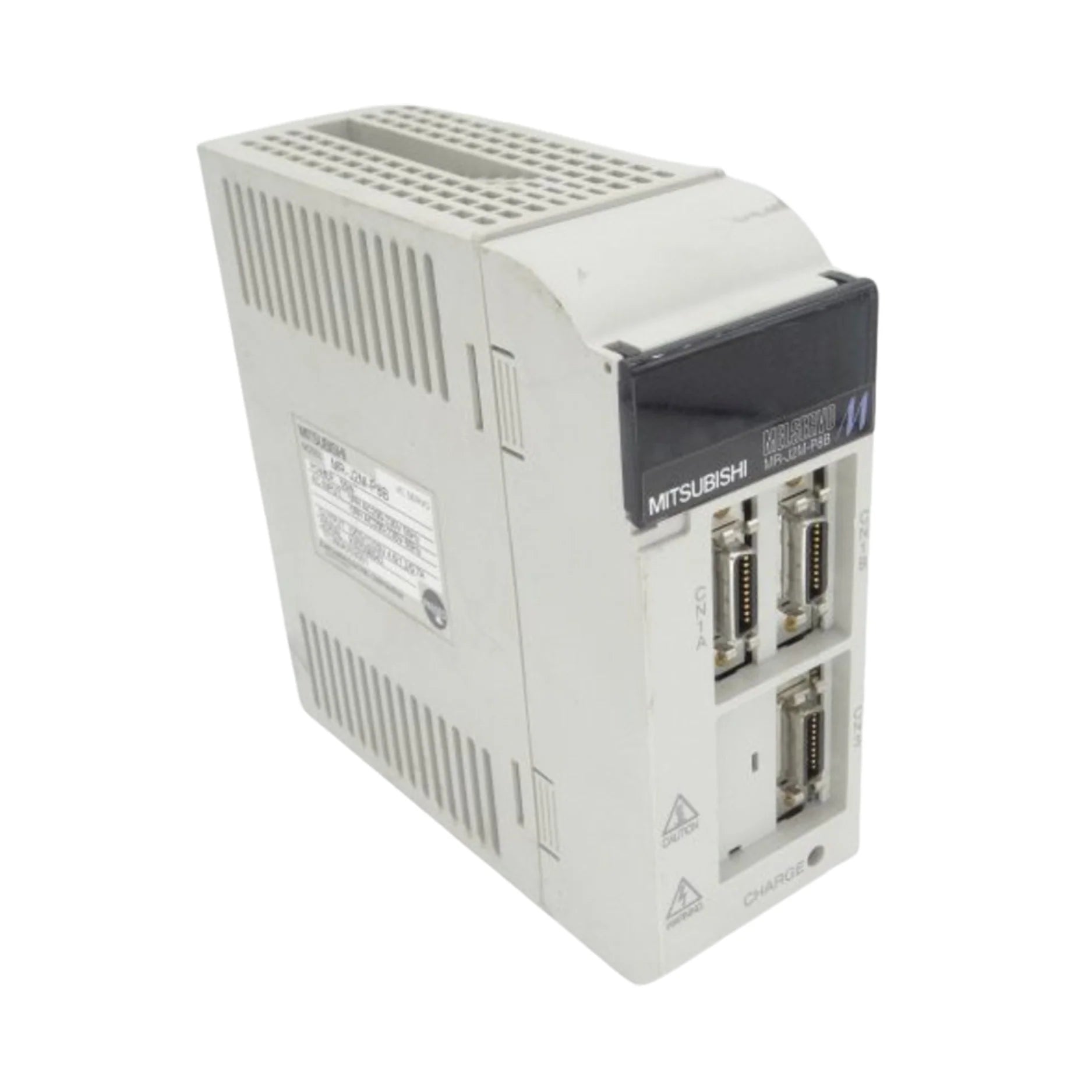 Mitsubishi MR‑J2M‑P8B servo amplifier, 0.75 kW, 200 V, for high-speed precise motion control