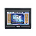 Weintek MT6100i HMI with 10" 800×480 TFT display, 24 V DC input, RS-232/RS-485, USB, and SD card slot for industrial machine control.