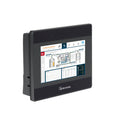 Weintek MT8051iP 4.3" HMI touchscreen panel with Ethernet and serial ports for industrial automation applications.