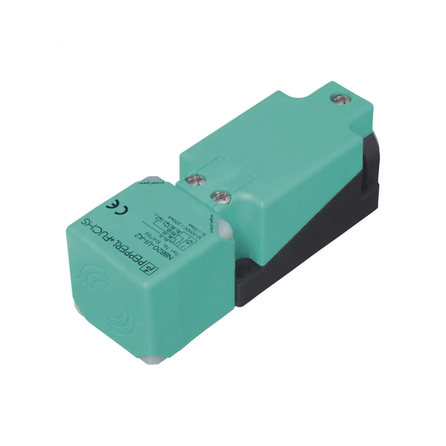 Pepperl+Fuchs NBB15-U1-A2 proximity sensor, 15mm flush mount, PNP NO/NC, IP68/69K, screw terminal, for industrial automation.