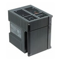 Omron NJ-PA3001 30W AC power supply unit with 100–240 VAC input, 5 VDC/6.0 A and 24 VDC/1.0 A outputs, and RUN indicator for NJ-Series controllers.