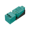 Pepperl+Fuchs NJ15-U1-DW1-1 inductive NAMUR sensor, 15 mm range, cylindrical housing, IP67-rated for hazardous zones.