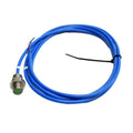 Pepperl+Fuchs NJ2-11-N-G inductive sensor with 2 mm flush mounting, NAMUR output, and stainless steel housing for industrial applications.