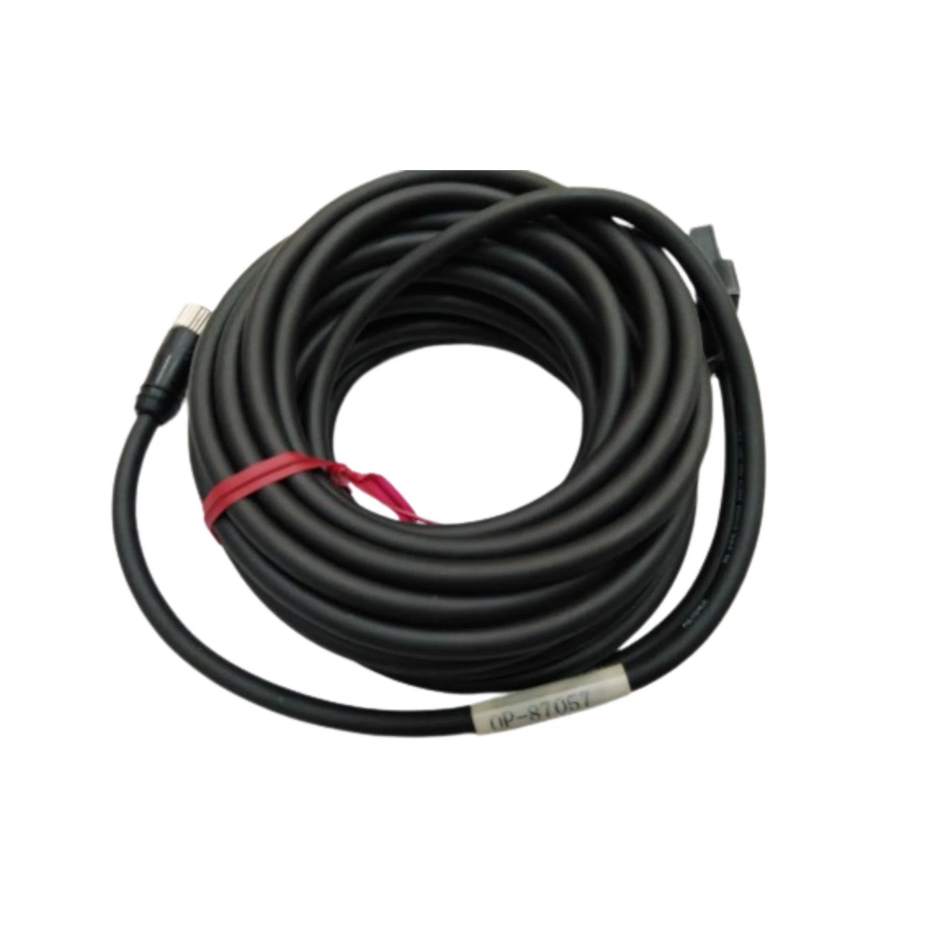 Keyence OP-87057 5-meter cable for GT2 Series sensor heads, offering stable data transmission and durable industrial-grade design.