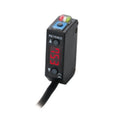 Keyence PZ-V31P square reflective photoelectric sensor with cable. PNP output, compact housing, and IP67 protection for industrial use.