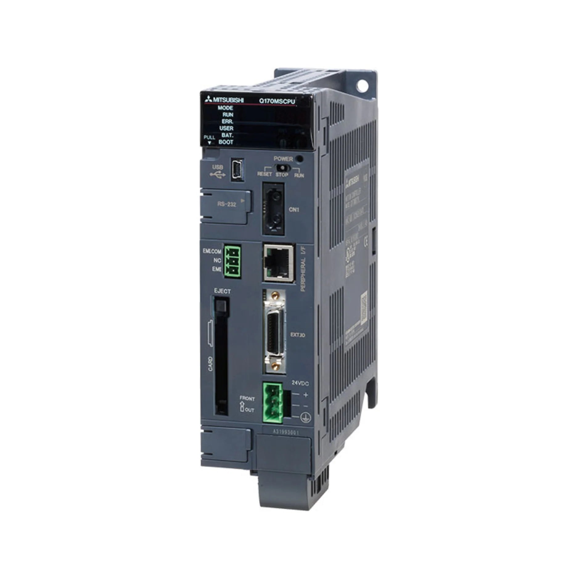 Mitsubishi Q170MSCPU‑S1 motion controller CPU module for MELSEC‑Q PLC with multi-axis support.