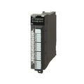 Mitsubishi RX40C7 digital input module, 40 channels, 24V DC sink, high-speed inputs for MELSEC iQ-R PLC systems.