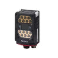 Keyence SR-2000 ultra-wide field code reader for high-speed 1D/2D barcode scanning in industrial automation and logistics systems.