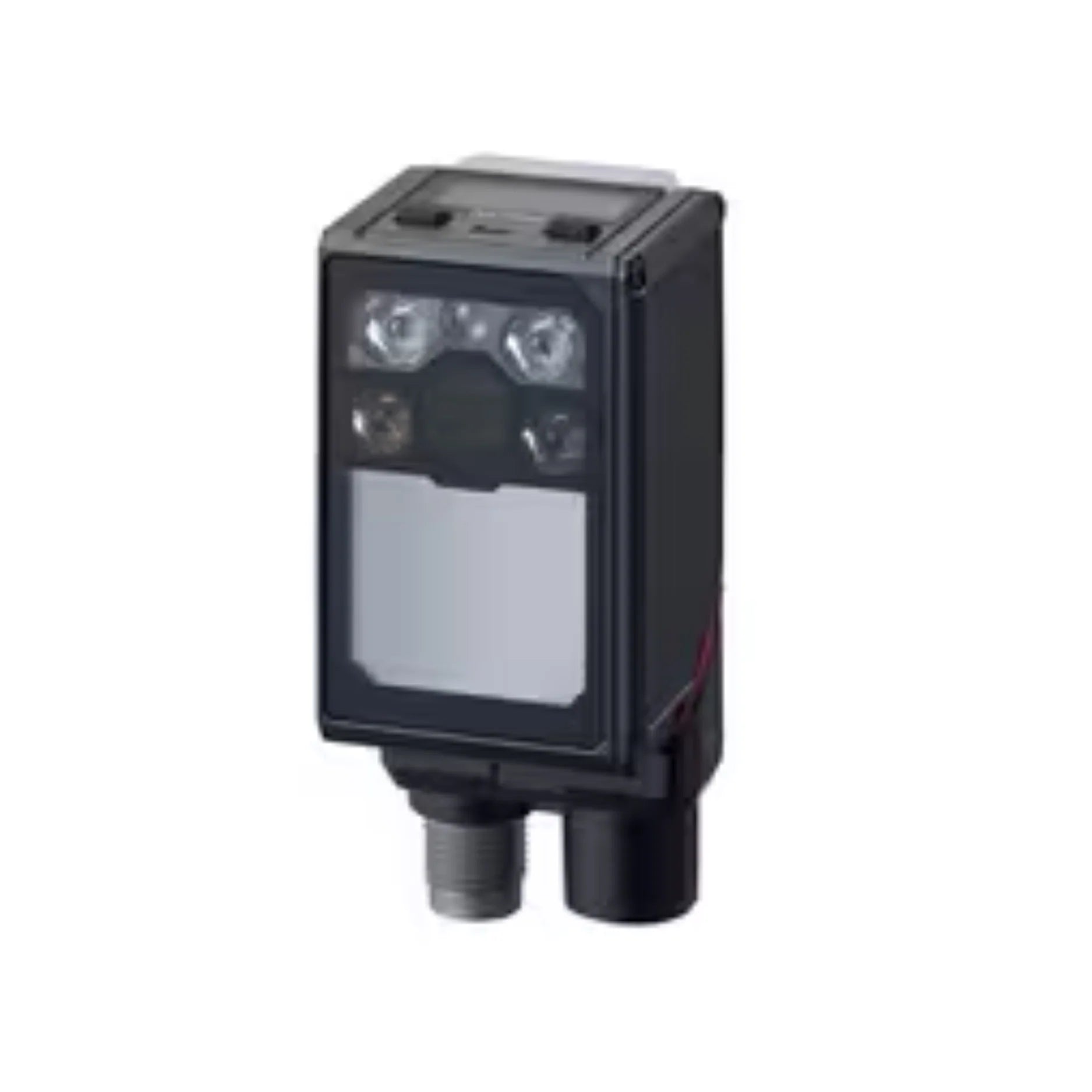 Keyence SR-X300 compact AI code reader for fast, reliable 1D/2D barcode scanning in industrial automation and traceability systems.