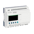 Schneider Electric SR3B261FU Zelio Logic smart relay with 26 I/O, display, and 100–240V AC supply for simple and flexible automation control.
