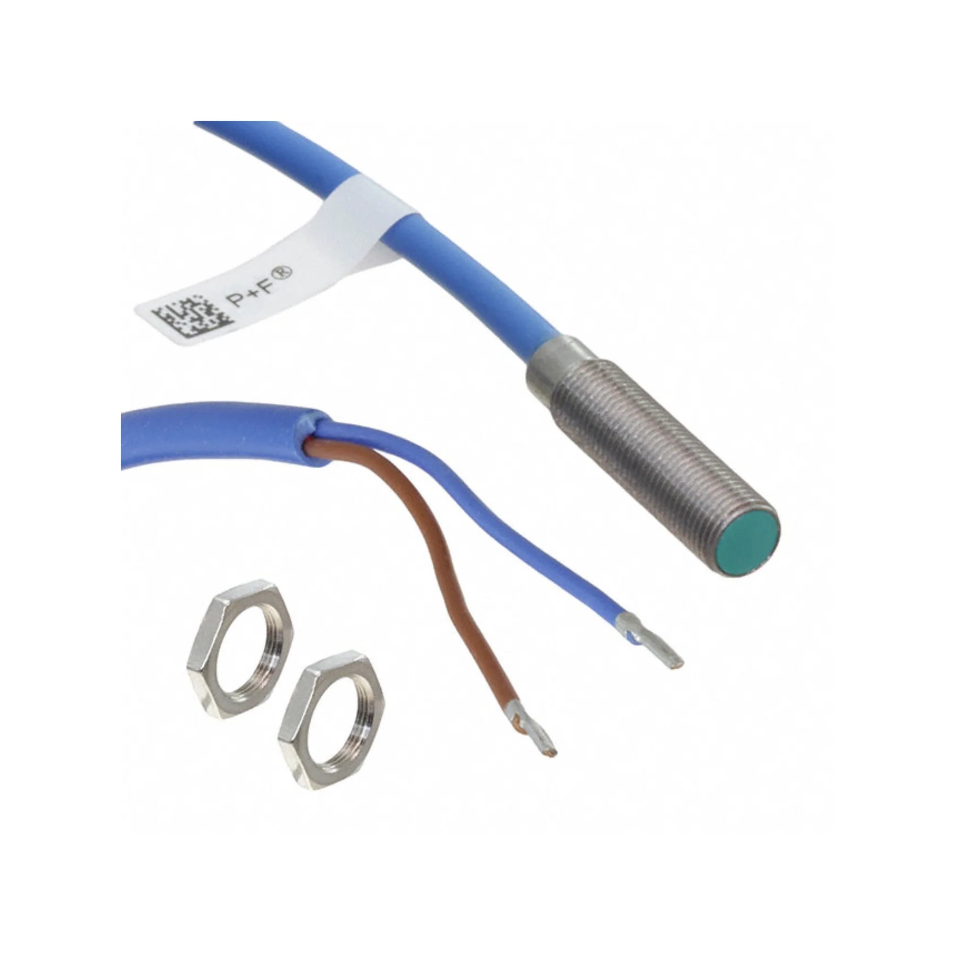 Pepperl+Fuchs NJ1.5-8GM-N inductive sensor, 1.5 mm flush, NAMUR output, M8 housing, IP67, part no. 106361.
