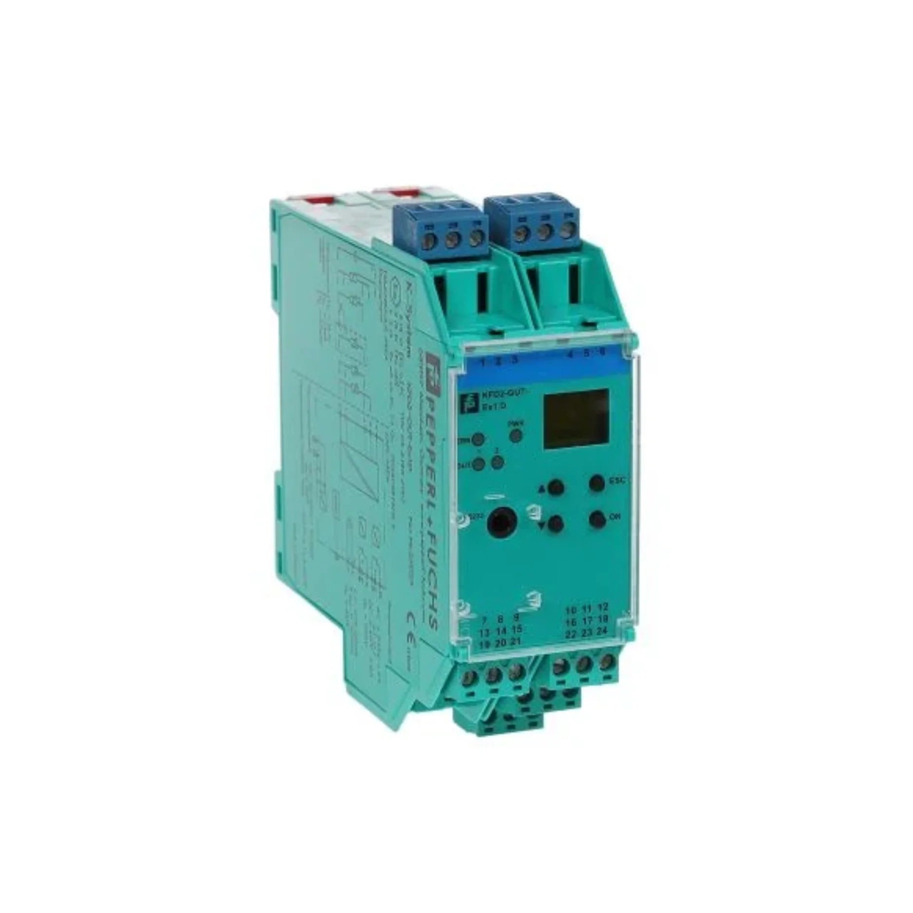 Pepperl+Fuchs KFD2-GUT-EX1.D 1-channel signal isolator, intrinsically safe analog barrier, DIN rail mount, part no. 231225.