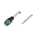 Pepperl+Fuchs V1-G-2M-PVC M12 4-pin straight female cable, 2m PVC, IP68/IP69, for industrial sensors and actuators.