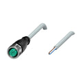 Pepperl+Fuchs V1-G-5M-PVC M12 straight female cordset with 5m PVC cable, 4-pin configuration, and IP67 rating for industrial automation.