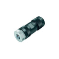 Pepperl+Fuchs V15L-G-BK M12 5-pin male straight connector, screw terminal, IP67 for industrial field wiring.