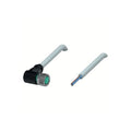 Pepperl+Fuchs V3-WM-5M-PUR M8 3-pin angled female cordset with 5 m PUR cable, IP68 rated, halogen-free, A-coded, for industrial sensor connections.