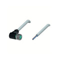 Pepperl+Fuchs V3-WM-5M-PVC M8 3-pin angled female cordset with 5 m PVC cable, IP68 rated, A-coded, for industrial sensor connections.