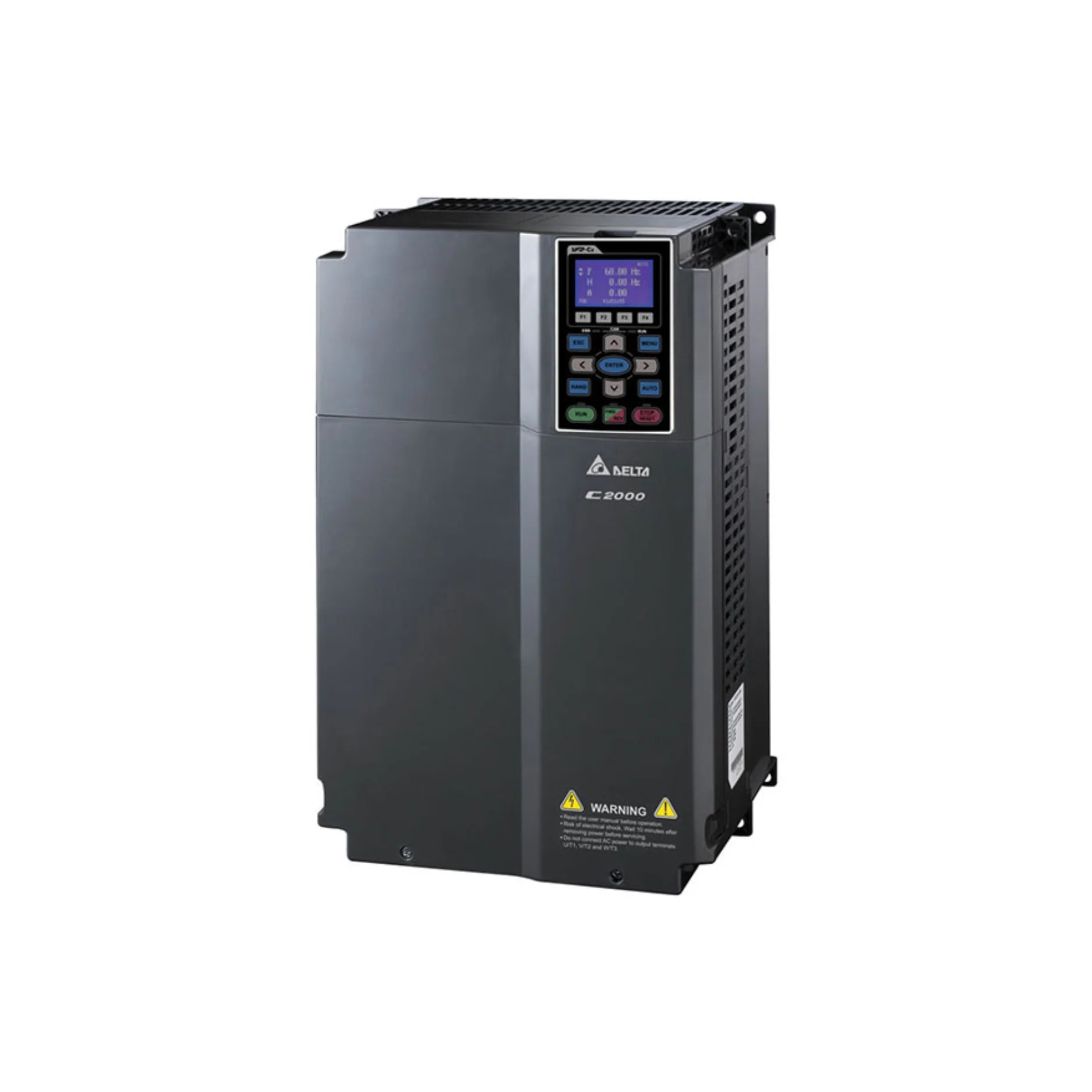 Delta VFD150C43A-21 Drive with compact design and robust features for industrial use.