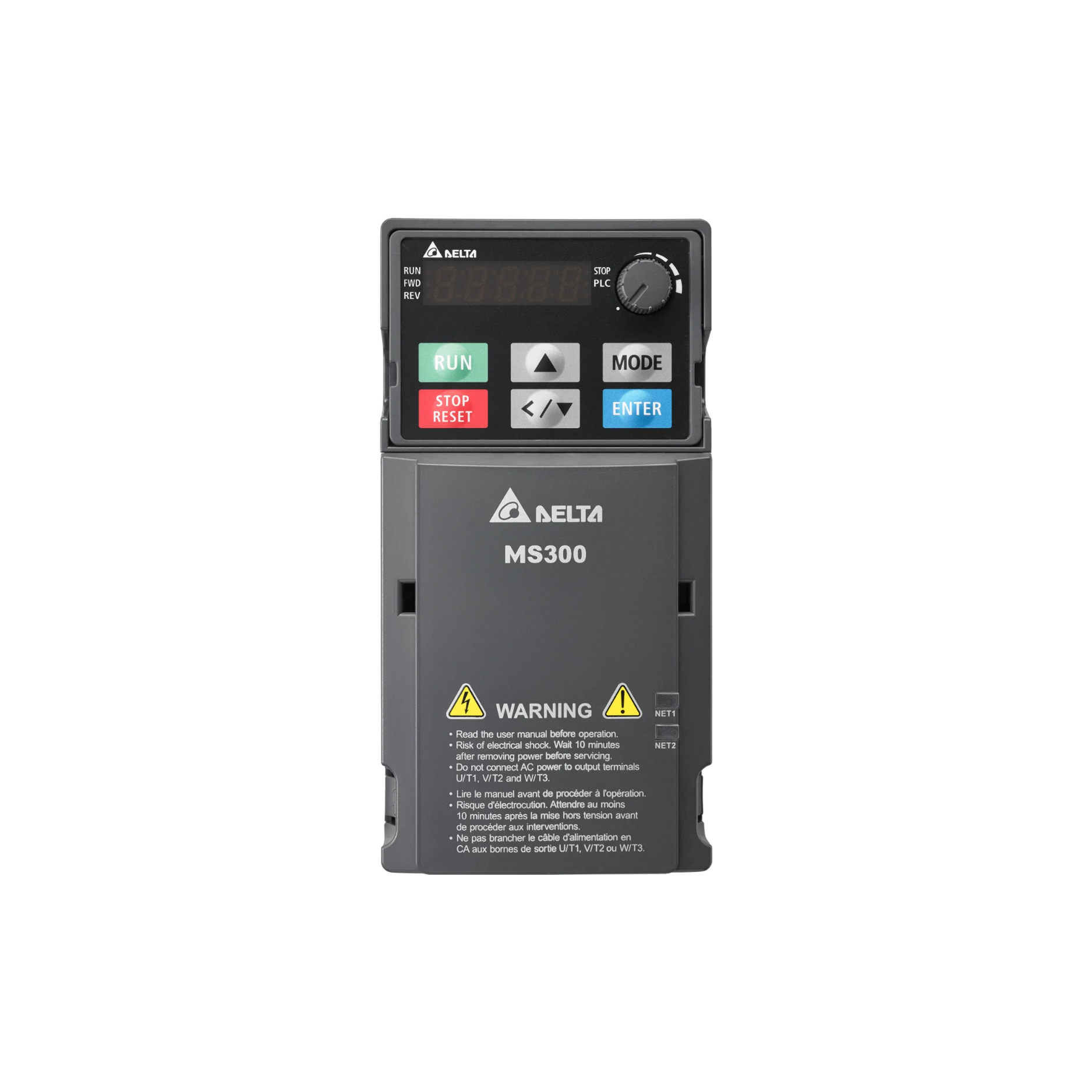 Delta VFD2A7MS43AFSAA Servo Drive suitable for dynamic industrial environments with robust design.