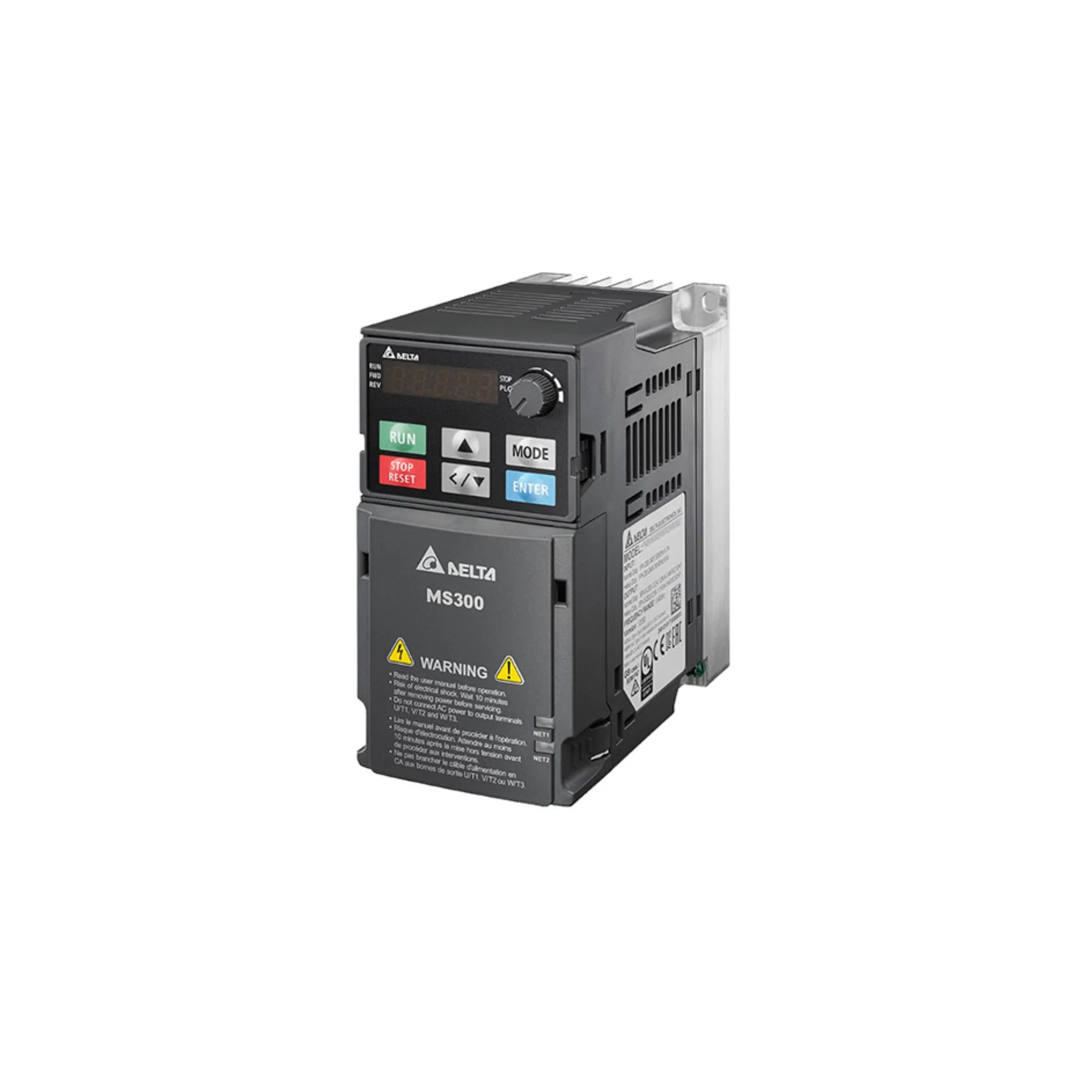 Delta VFD4A8MS23ANSAA Variable Frequency Drive ideal for motor control and industrial use.