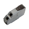 B&R X20BC1083 POWERLINK bus controller with integrated 2-port hub, supporting up to 2 interface modules for industrial automation systems.
