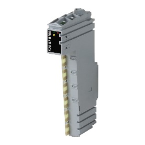 B&R X20BT9100 bus transmitter module for X20 I/O expansion, enabling decentralized control in modular machine automation systems.
