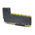 B&R X20DI6371 digital input module with 6 sink-type 24V DC inputs, configurable filters, and DIN rail mounting for industrial automation systems.