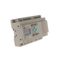 Omron ZEN-20C3AR-A-V2 programmable relay with 12 inputs, 8 relay outputs, LCD screen, and 100–240 VAC power supply for small control systems.
