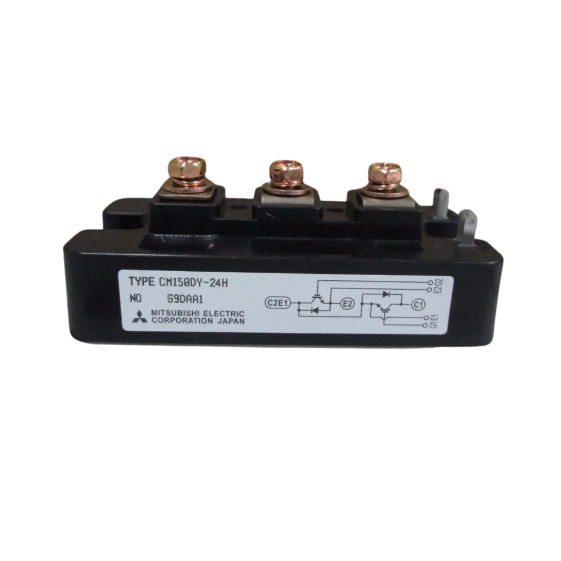 Mitsubishi CM150DY-24H IGBT module, dual 150 A 1200 V, trench-gate, insulated baseplate